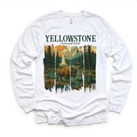 Yellowstone Natural Park Shirt - Adventure Buffalo Tee