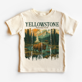 Yellowstone Natural Park Shirt - Adventure Buffalo Tee