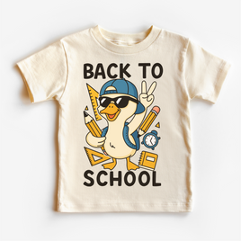 Boys Back To School Goose Shirt - Cute Back To School Tee