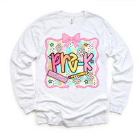 Girls Pre-K School Shirt - Back To School Tee