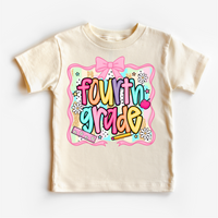 Girls 4th grade School Shirt - Back To School Tee
