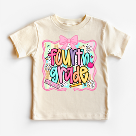 Girls 4th grade School Shirt - Back To School Tee