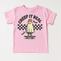 Retro Creep It Reel Skater Halloween Shirt - Halloween Tee