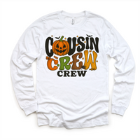 Retro Cousin Crew Halloween Shirt - Halloween Tee