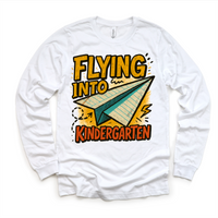 Flying Into Kindergarten Back To School Shirt | First Day Of School Tee