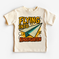 Flying Into Kindergarten Back To School Shirt | First Day Of School Tee