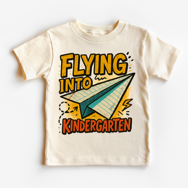 Flying Into Kindergarten Back To School Shirt | First Day Of School Tee