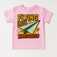 Flying Into Kindergarten Back To School Shirt | First Day Of School Tee