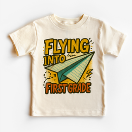 Flying Into First Grade Back To School Shirt | First Day Of School Tee