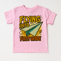 Flying Into First Grade Back To School Shirt | First Day Of School Tee