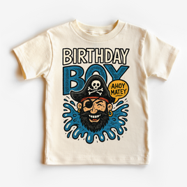 Pirate Birthday Boy Shirt - Boys Birthday Tee MZ32