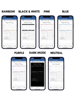 Digital Phone Planner Meal Planner Widgets