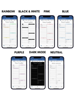 Digital Phone Planner Medical Widgets