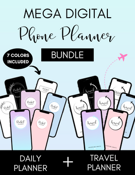 Mega Digital Phone Planner Bundle