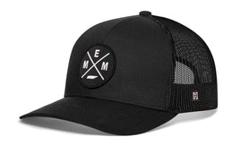Memphis Trucker Hat  |  Black MEM X Snapback