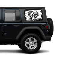 Battlefield Soldiers Rear Window Jeep Graphic