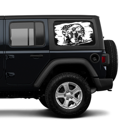 Battlefield Soldiers Rear Window Jeep Graphic