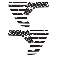Grunge Flag Vent Decals