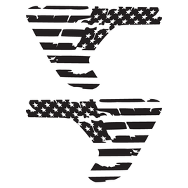 Grunge Flag Vent Decals