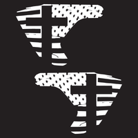 Cross Flag Vent Decals