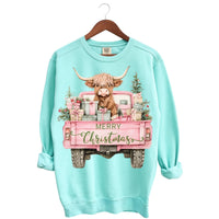 Highland Cow Christmas Crewneck