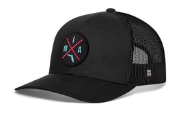 Miami Trucker Hat  |  Black MIA X Snapback