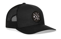 Miami Trucker Hat  |  Black MIA X Snapback