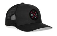 Miami Trucker Hat  |  Black MIA X Snapback