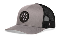 Nashville Trucker Hat  |  Gray-Black NASH X Snapback