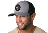 Nashville Trucker Hat  |  Gray-Black NASH X Snapback