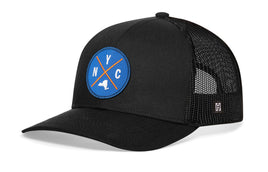 New York City Trucker Hat  |  Black NYC X Snapback