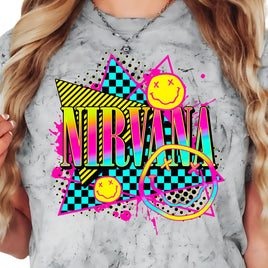 Nirvana Comfort Colors Color Blast T-shirt
