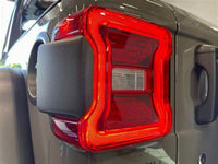 Gray paw print Taillight cover decal 16