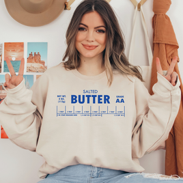 Salted Butter Graphic Ready To Press DTF Transfers, DTF Hot Peel
