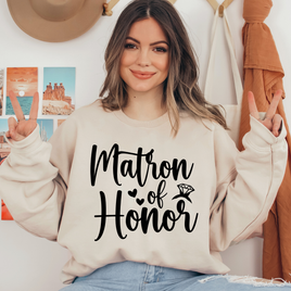 Matron Of Honor Ready To Press DTF Transfers, DTF Hot Peel