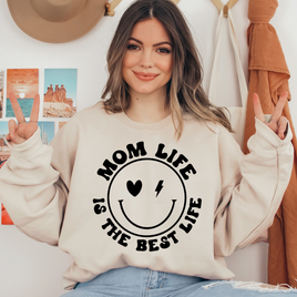 Mom Life Is The Best Life Ready To Press DTF Transfers, DTF Hot Peel