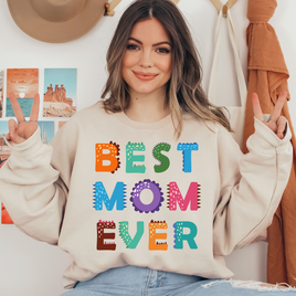Best Mom Ever Monster Text Ready To Press DTF Transfers, DTF Hot Peel
