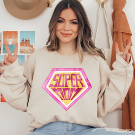 Super Mom Ready To Press DTF Transfers, DTF Hot Peel