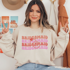 Bridesmaid Soft Color Ready To Press DTF Transfers, DTF Hot Peel