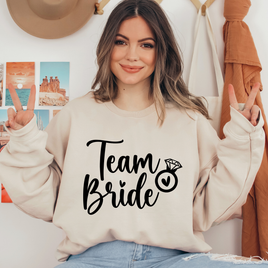 Team Bride Ready To Press DTF Transfers, DTF Hot Peel