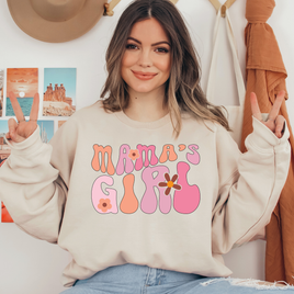 Mama's Girl Ready To Press DTF Transfers, DTF Hot Peel