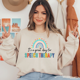 It's A Great Day For Speech Therapy Ready To Press DTF Transfers, DTF Hot Peel