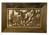 Concealed Moose Wall-Mounted Gun Cabinet – Secure Hidden Storage for Firearms