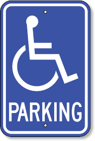 Parking With Handicapped Accessible Symbol