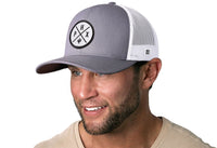 Phoenix Trucker Hat  |  Gray-White PHX X Snapback