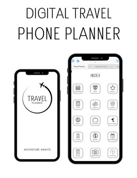 Digital Travel Phone Planner Neutral