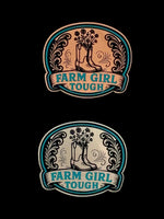 Farm Girl Tough Acrylic Laser Engraved Hat Patch