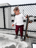 (PRE-ORDER) VETERAN SLIM FIT JOGGER - CRIMSON