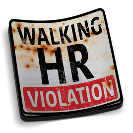 Walking HR Violation Decal