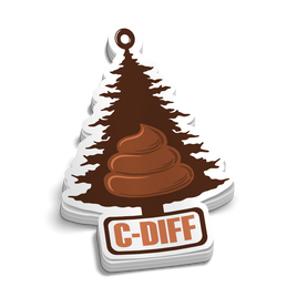 C-Dif Air Freshener | Funny Medical EMT Sticker